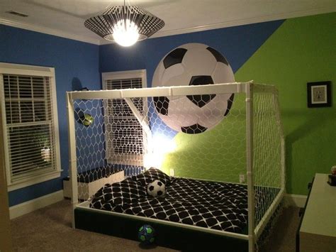 Girls Soccer Bedroom Absolutely Gorgeous Contemporary Kids Lighted