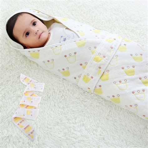 Lautata Baby Swaddle Wrap 100 Cotton Baby Newborn Infanti Swaddling