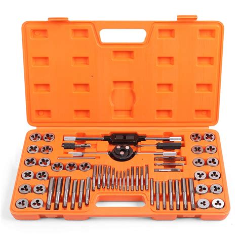 Buy Horusdy 60 Piece Master Tap And Die Set Sae Inch And Metric Sizes