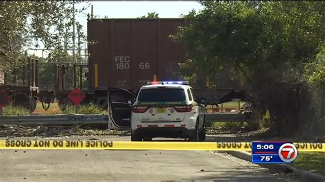 Pedestrian Fatally Struck By Train In Northwest Miami Dade Wsvn 7news
