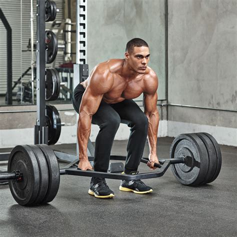 Hex Bar Deadlift Exercise Video Guide Muscle And Fitness