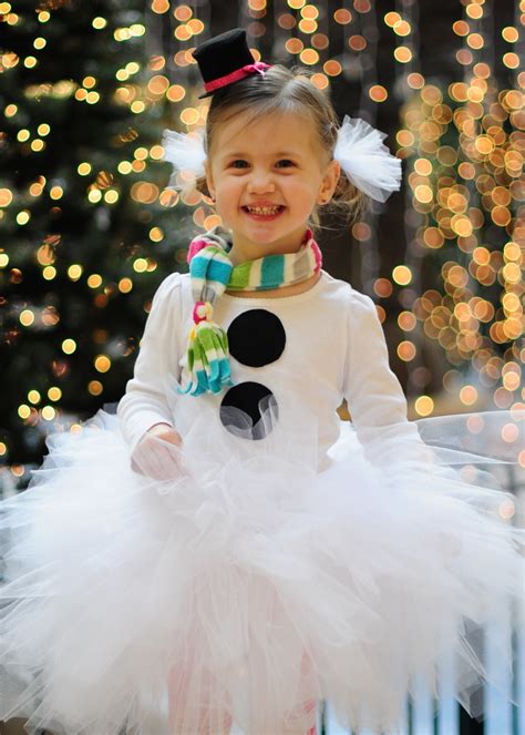 Kids Diy Snowman Tutu Really Awesome Costumes