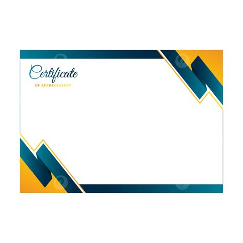 Modern Style Clipart Png Images Certificate Border Design With Modern