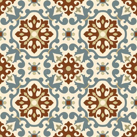 Traditional Arabic Ornament Seamless For Your Design Desktop Wallpaper