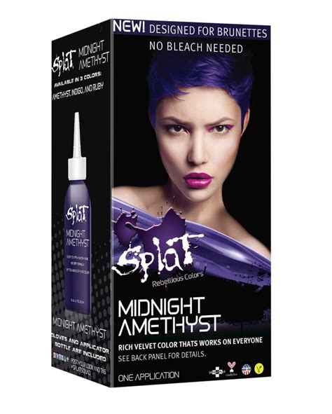 Splat Midnight Hair Color In Amethyst 9 Can Brunettes