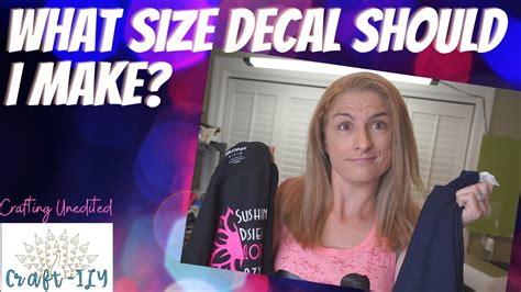 How To Sizing A Decal For A Shirt Youtube