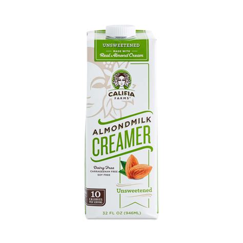 Califia Farms Almond Milk Creamer Unsweetened Thrive Market