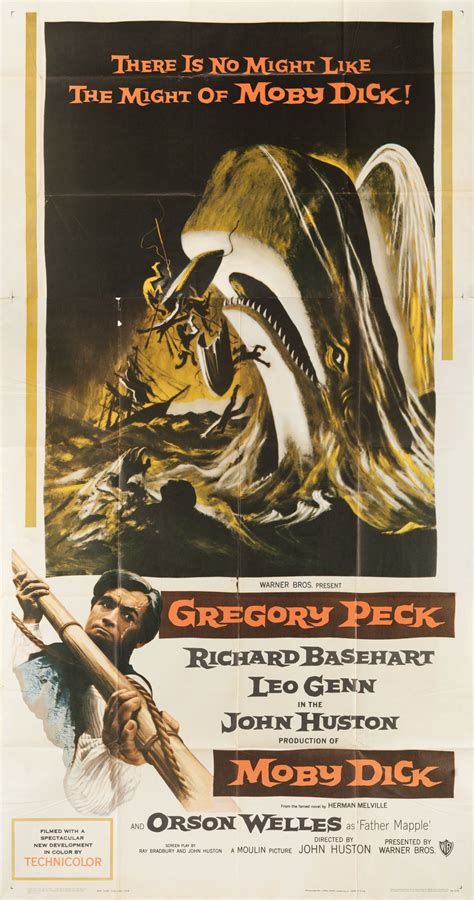 moby dick original 1956 u s three sheet movie poster posteritati movie poster gallery