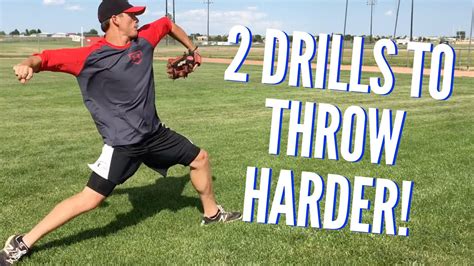 2 Drills To Throw Harder Baseball Throwing Drills Youtube