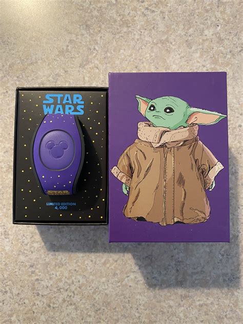 New Disney Star Wars Baby Yoda The Child Grogu Magicband Limited