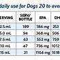 Fish Oil Dosage Chart Dog
