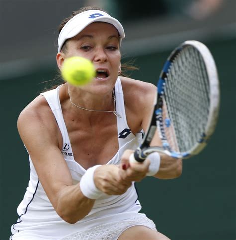 Agnieszka Radwanska Wimbledon Tournament Quarter Final Celebmafia