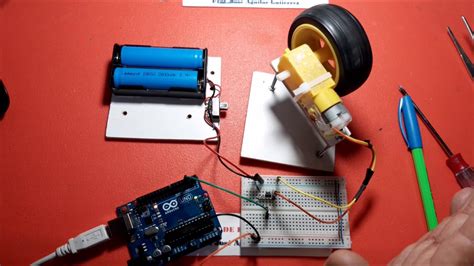 Control De Velocidad De Un Motor Dc Con Un Transistor Npn Y Arduino