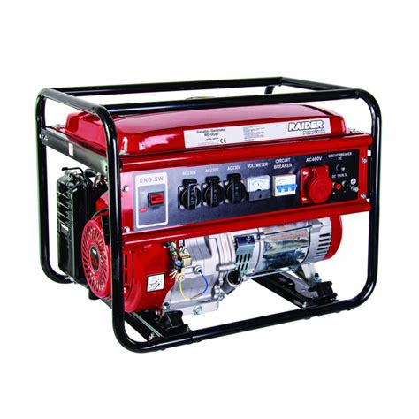 Generator Curent Pe Benzina 5000w Rd Gg07 Monotrifazic Raider Em09