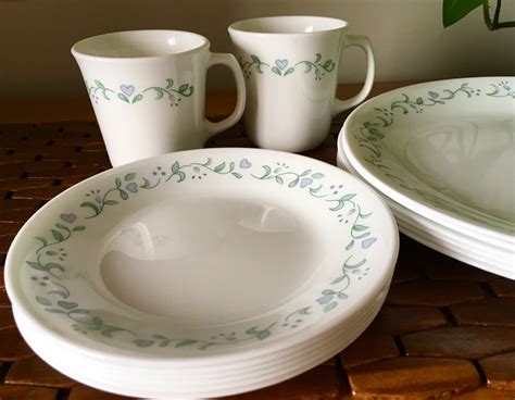 Corelle Country Cottage Dinnerware 14 Pieces Etsy