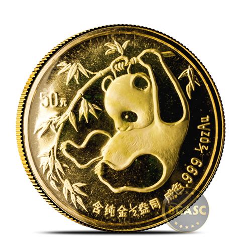 Buy 12 Oz 1985 Chinese Gold Panda Coin 50 Yuan Brilliant Uncirculated