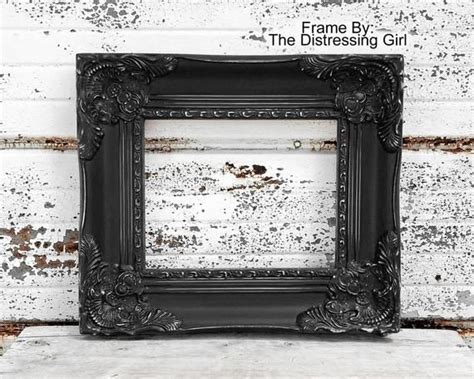 8x10 Ornate Black Frame 8 X 10 Chunky Thick Elaborate Picture Etsy