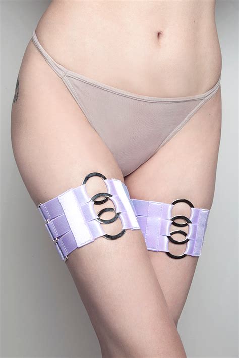 Magick Thigh Garter Dusted Pink By Teale Coco Tealecoco