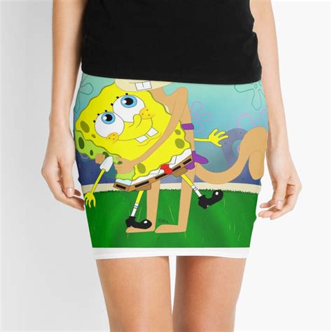 Spongebob And Sandy Hugging Mini Skirts By Iedasb Hot Sex Picture
