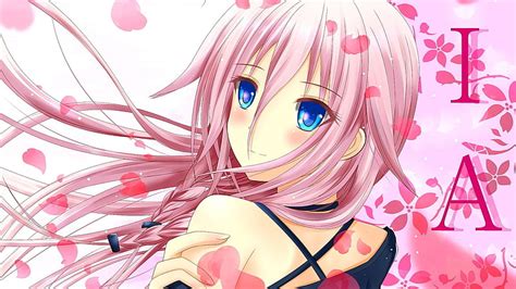 Hd Wallpaper Anime Anime Girls Ia Vocaloid Long Hair Pink Hair