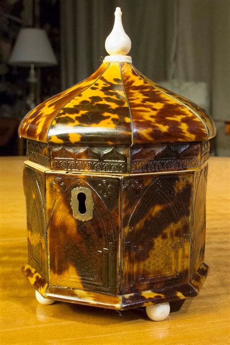 Collection Of Pressed Tea Caddies Antique Tea Tea Tortoise Shell