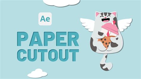 Paper Cutout Animation After Effects Tutorial 66 Youtube