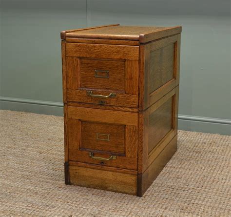 Great savings & free delivery / collection on many items. Unusual Edwardian Oak Antique Filing Cabinet - Antiques World