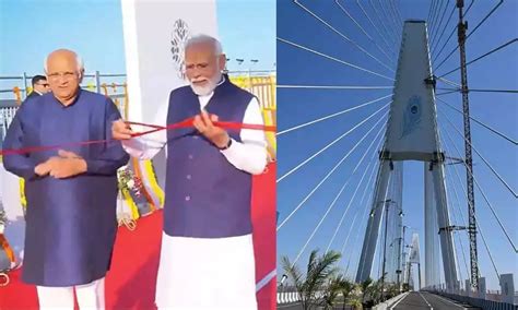 Pm Modi Inaugurates Sudarshan Setu India S Longest Cable Stayed