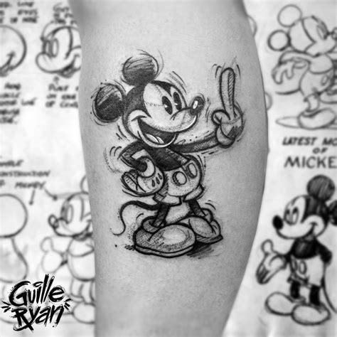 Details 72 Outline Mickey Mouse Tattoo Latest Thtantai2