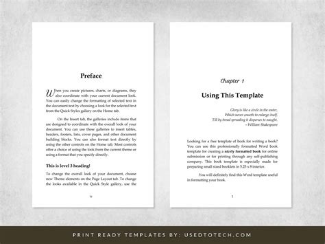 Free Editable Book Templates In Word