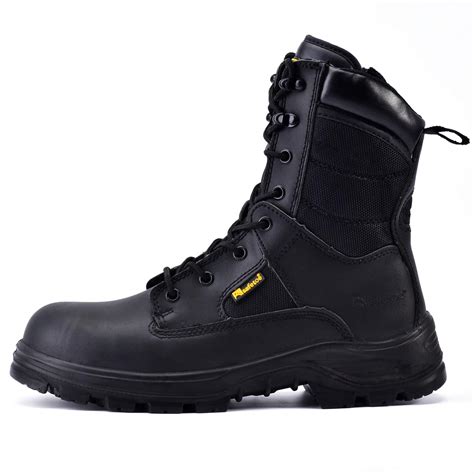 Buy S3 Mens Work Bootsblack Heavy Duty Combat Army Safety Boots 4e