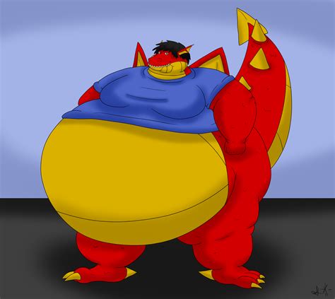 Dan The Fat Red Dragon By Capo16 On Deviantart