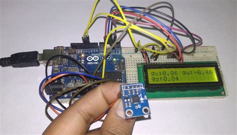 Measure Acceleration With Accelerometer ADXL335 Arduino