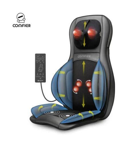 Comfier Rolling Air Compression Shiatsu Neck And Back Heat Massager Cf 2309a New Ebay
