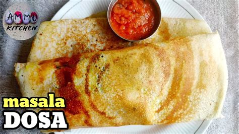 Masala Dosa Recipe How To Make Masala Dosa In Simple Way Soft Delicious With Subtitles