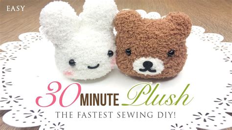 The Fastest Plushie Diy Ever Make An Adorable Toy In Just 30 Minutes