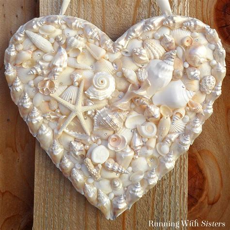 How To Make A Seashell Heart For Your Door Running With
