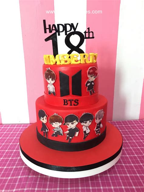 Bts Birthday Kpop Cake A Customize Kpop Cake
