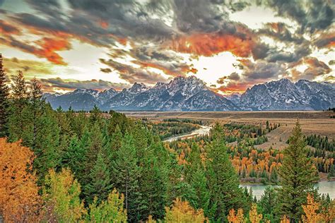 Snake River Overlook Grand Tetons Photograph By Rob Brown Pixels