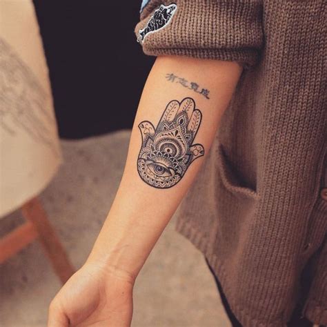 Hamsa Hand Tattoo By Tattooist Grain Hamsa Hand Tattoo Hamsa Tattoo