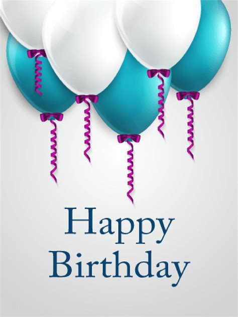 Happy Birthday Card Template Free Download Printable Templates
