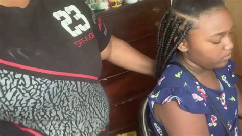 I appreciate each and everyone of you. 2 layer braids (boxbraids in the back) - YouTube