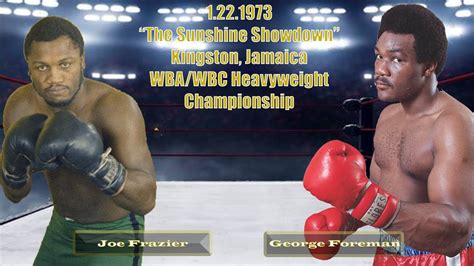 George Foreman Vs Joe Frazier 1 Full Fight On Rbt Youtube