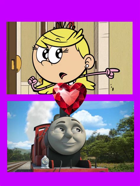 Lola Loud Falls In Love James The Red Engine By Jamesdean1987 On Deviantart