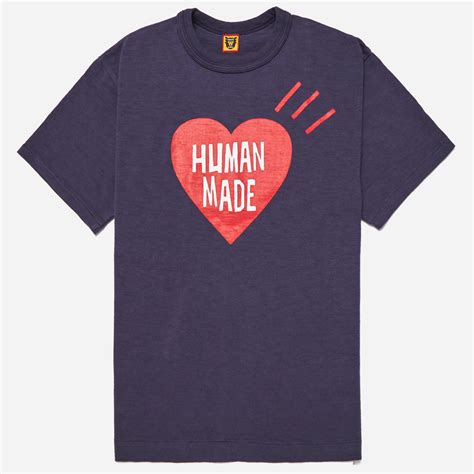 Human Made Heart Tee In Blue For Men Lyst