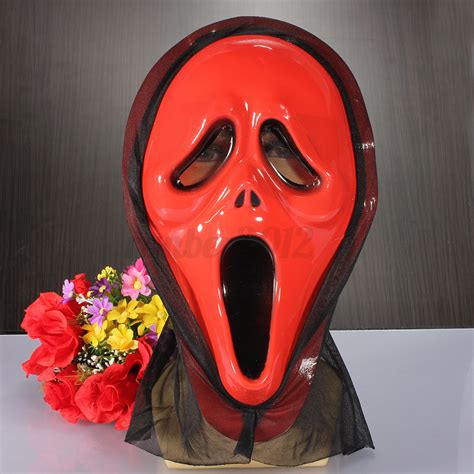 Popular Scary Ghost Full Face Scream Halloween Costume Party Mask With
