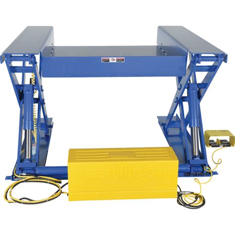 Vestil Hydraulic Ground Lift Scissor Table Ac Powered Lift Tables On