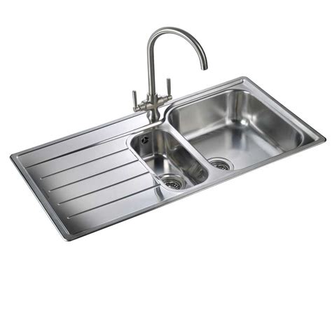 Stainless steel kitchen sink manufacturers & suppliers. Rangemaster: Oakland OL9852 Stainless Steel Sink - Kitchen ...