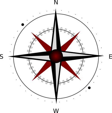 Free Vector Graphic Compass East South North West Free Image On