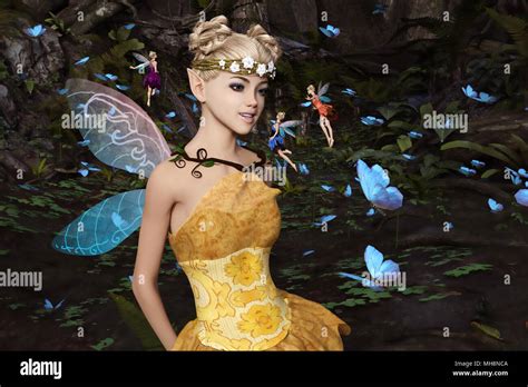 Fairies Flying Hi Res Stock Photography And Images Alamy
